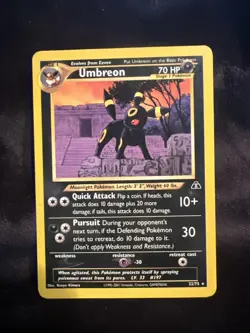 Pokemon Neo Discovery Umbreon TCG Card 32/75 Regular Rare - Image 1