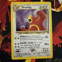 Pokemon Neo Discovery Ursaring TCG 15/75 Holo Rare Unlimited - Image 1