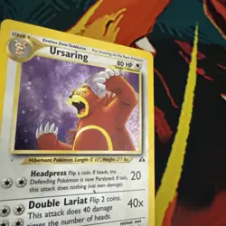 Pokemon Neo Discovery Ursaring TCG 15/75 Holo Rare Unlimited - Image 2