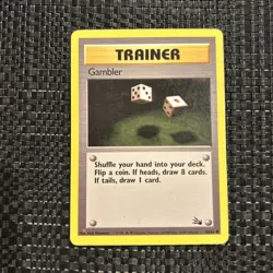 Pokemon TCG Gambler 60/62 Fossil - Image 1