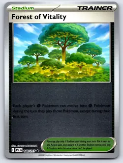 FOREST OF VITALITY 188/217 REVERSE HOLO ME: ASCENDED HEROES POKEMON NEAR MINT - Image 1