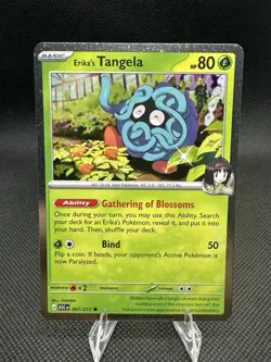 Pokemon | Erika’s Tangela 007/217 | Ascended Heroes | Cosmos Holo Promo | NM - Image 1