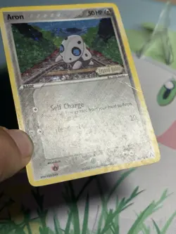 Pokemon TCG 2006 Ex Legend Maker Aron 48/92 Stamped Reverse Holo Foil MP - Image 5