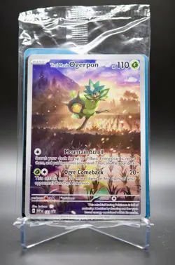 Pokemon TCG Teal Mask Ogerpon SVP123 Black Star Promo Twilight Masquerade Sealed - Image 1