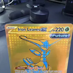 Iron Leaves EX 176/131 Pokemon TCG S&V Prismatic Evolutions Hyper Rare English - Image 2