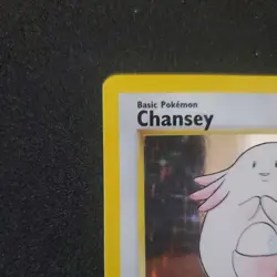 Chansey 3/102 Base Set Unlimited Holo NM Rare WOTC Pokemon TCG Vintage Single - Image 2