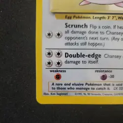 Chansey 3/102 Base Set Unlimited Holo NM Rare WOTC Pokemon TCG Vintage Single - Image 5