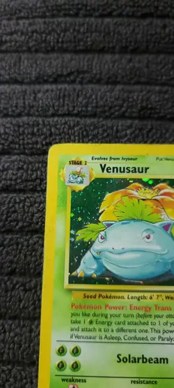 Pokemon - Venusaur - Base Set 2 - Holo Rare 18/130 - VINTAGE- NM-LP OBO - Image 3