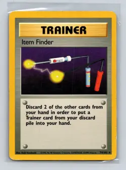 Base Set #074/102 Item Finder Rare Pokemon NM - Image 1