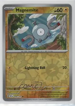 Magnemite Reverse Foil Pokemon SV08: Surging Sparks #058 - Image 1