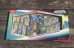 Pokemon TCG: Prismatic Evo Lucario Tyranitar Ex Premium Collection Sealed Box - Image 1