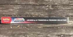 Pokemon TCG: Prismatic Evo Lucario Tyranitar Ex Premium Collection Sealed Box - Image 3