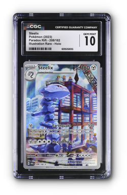 POKEMON 2023 Steelix 208/182 Paradox Rift Holo - CGC 10 - Image 1