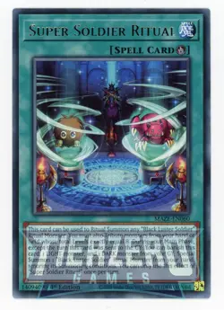 Yugioh Super Soldier Ritual MAZE-EN060 Rare 1st Edition Near Mint - Image 1