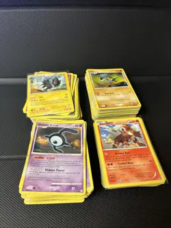 Lot of 189 non-holo Pokemon Cards + Tin (No energy or trainer cards) - Image 2