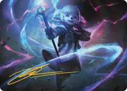 Shantotto, Tactician Magician Art Card (Gold-Stamped) [FINAL FANTASY] MTG - Image 1