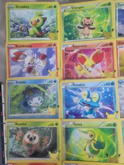 Pokemon 25th Anniversary Celebrations First Partner Oversized Cards & Binder - Image 2