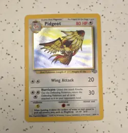 Pokemon Pidgeot 08/64 Jungle Unlimited Holo Rare Stage 2 80 HP Card English - Image 1