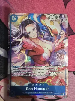 One Piece Card Game Boa Hancock Op07-051 Seven Warlords Of The Sea Promo NM ENG - Image 2