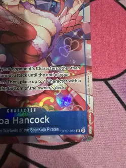 One Piece Card Game Boa Hancock Op07-051 Seven Warlords Of The Sea Promo NM ENG - Image 5