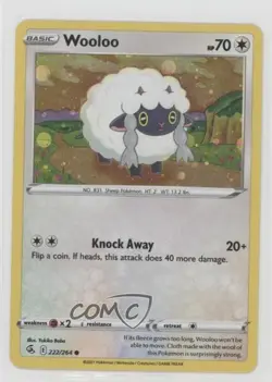 Wooloo (Cosmos Holo Boltund V Box) Pokemon Sword & Shield Fusion Strike #222 - Image 1