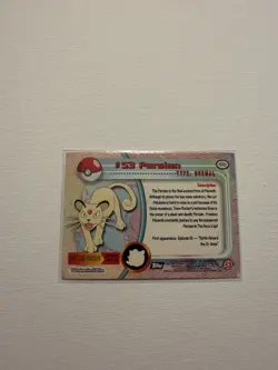 Persian #53 Foil- Pokemon Topps TV Animation Card (Black Label) - Image 2