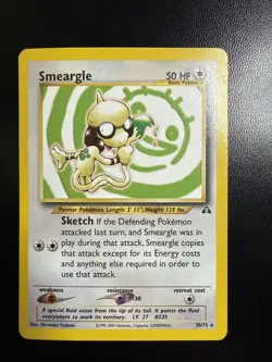 Smeargle 30/75 Non Holo Rare Neo Discovery Pokemon Card - Image 1