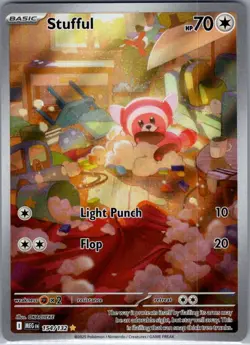 Stufful 154/132 ME01: Mega Evolution - Pokemon Card - NM - Image 1