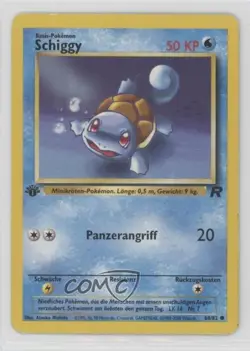 Squirtle German 1st Ed. Pokemon Team Rocket #68 2000 - Image 1