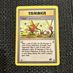 Pokemon TCG Digger 75/82 Team Rocket - Image 1