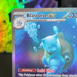 Pokemon TCG Blastoise ex 200/165 SV: Scarlet & Violet 151 Holo SIR NM/MINT - Image 2