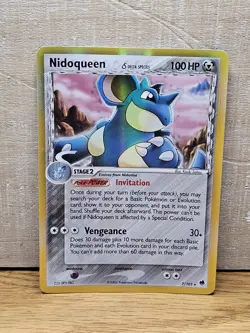 Nidoqueen 7/101 EX Dragon Frontiers Reverse Holo Rare Pokemon Card TCG - Image 1