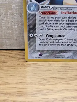 Nidoqueen 7/101 EX Dragon Frontiers Reverse Holo Rare Pokemon Card TCG - Image 5