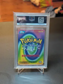 PSA 7 1999 Topps Pokemon Movie Edition Foil Wartortle #E8 - Image 2