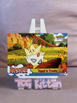 Topps Pokemon - Togepi in Trouble- 45 - Non-Holo Pikachu's Vacation TCGKITTEN - Image 1
