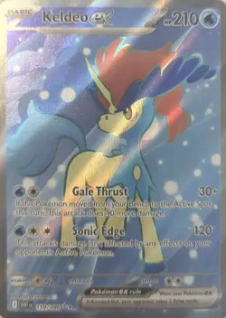 Pokemon TCG - Holofoil Keldeo ex Ultra Rare 159/086 NM WHT - Image 1