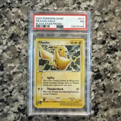 Pokemon Pikachu Holo Black Star Promo #12 PSA 7 - Image 1