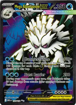 Pokemon TCG Mega Abomasnow ex 157/132 Ultra Rare ME01: Mega Evolution NM - Image 1