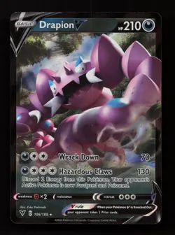 Drapion V 106/185 Holo Rare V Vivid Voltage Pokemon Near Mint - Image 1