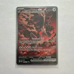 Pokemon Company Bloodmoon Ursaluna ex 168/131 Prismatic Evolutions SIR Holo - Image 1