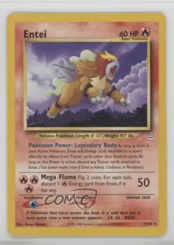Entei Pokemon Neo Revelation #17 2001 - Image 1