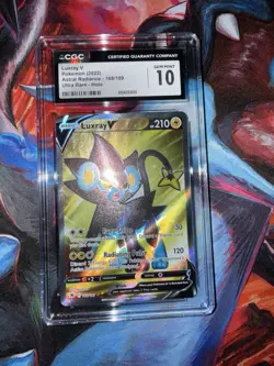 2022 Pokemon SWSH Astral Radiance Luxray V Ultra Rare #168/189 CGC 10 - Image 2