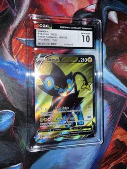 2022 Pokemon SWSH Astral Radiance Luxray V Ultra Rare #168/189 CGC 10 - Image 3