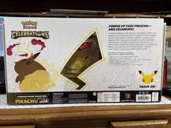 Pokemon TCG Celebrations Pikachu VMAX Premium Figure Collection Box SEALED - Image 2