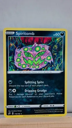 Spiritomb [LP] - Pokemon TCG Rebel Clash 116/192 [Rare] - Image 1