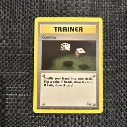 Pokemon TCG Gambler 60/62 Fossil - Image 1