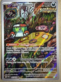 Brute Bonnet 207/182 Paradox Rift Illustration Rare Full Art Holo Pokemon - Image 1