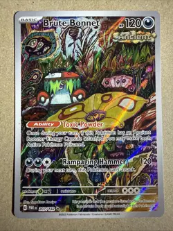 Brute Bonnet 207/182 Paradox Rift Illustration Rare Full Art Holo Pokemon - Image 2