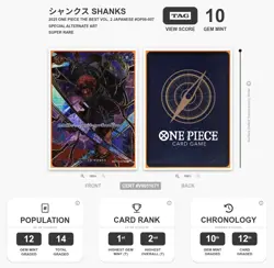 TAG 10 - Shanks OP06-007 SP [One Piece - The Best Vol 2] Japanese - Image 3