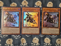 Springans Kitt x3 1st Edition Ultra Rare SDAZ-EN002 Yugioh - Image 1